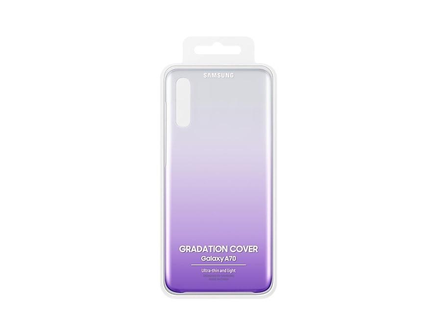 Dėklas Samsung Galaxy A70 Gradation Nugarėlė Violetinė