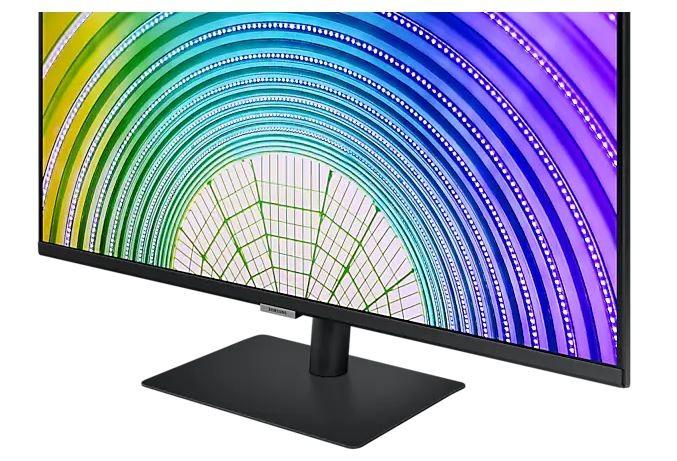 Monitorius SAMSUNG S32A600U 32inch Bezelless 16:9 2560x1440 VA 4ms HDR10 HAS/Swivel/Pivot/Tilt 130mm HDMI/DP/USB-C 90W LAN USB3-HUB VESA 100
