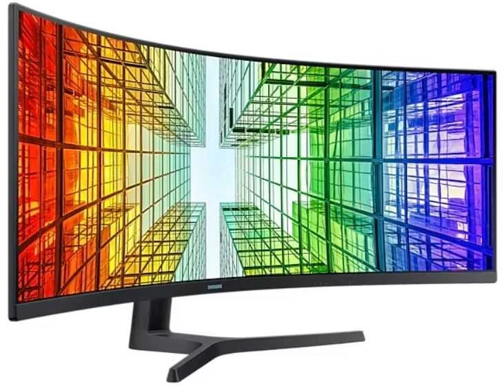 Monitorius - Samsung ViewFinity S9 S49C950UAU 49", Lenktas, Dual QHD, KVM, Juodas