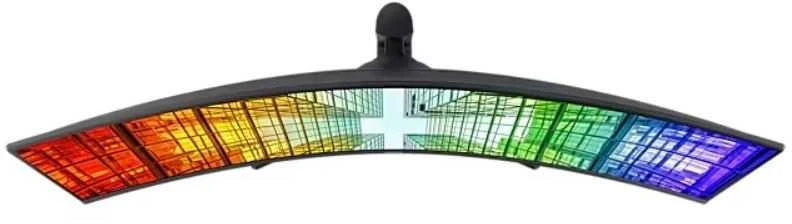 Monitorius - Samsung ViewFinity S9 S49C950UAU 49", Lenktas, Dual QHD, KVM, Juodas