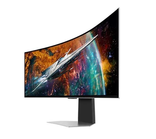 Samsung | Odyssey OLED G9 G95SC Monitorius | LS49CG950SUXDU | 49 " | QHD | 32:9 | 240 Hz | 0.03 ms | 5120 x 1440 | 250 cd/m² | HDMI jungtys quantity 1 | Sidabrinis