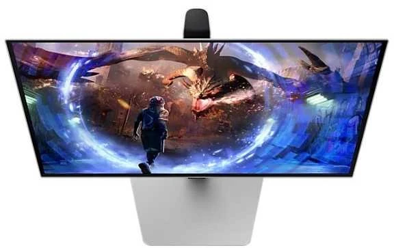 Monitorius - Samsung G60SD 27" Quad HD OLED Sidabrinis