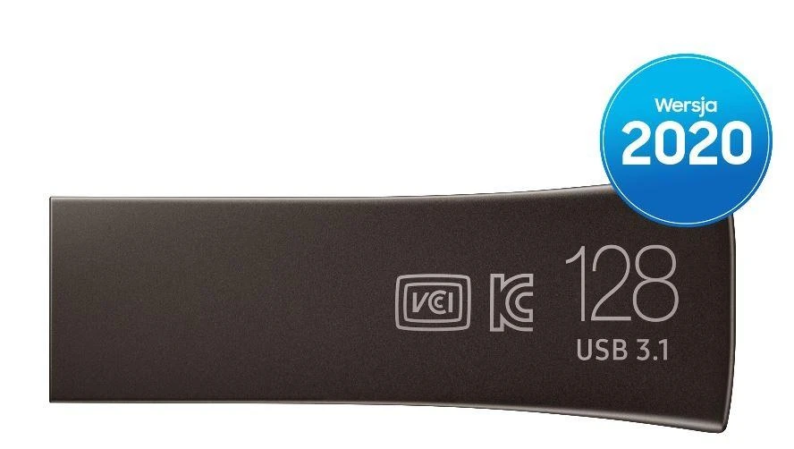 USB laikmena Samsung BAR Plus, 128 GB, Juodos spalvos