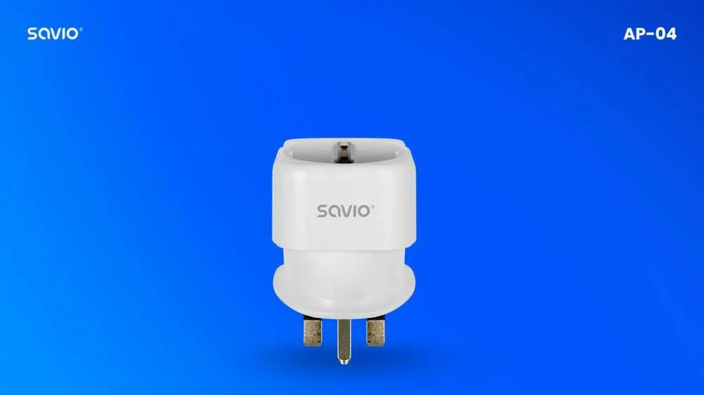 Savio Adapteris kelioninis, gniazdo EU - wtyk UK AP-04
