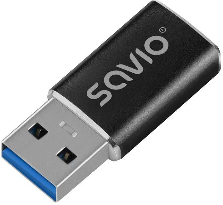 Savio Adapteris USB-C 3.1 (F) – USB-A 3.1 (M) AK-81