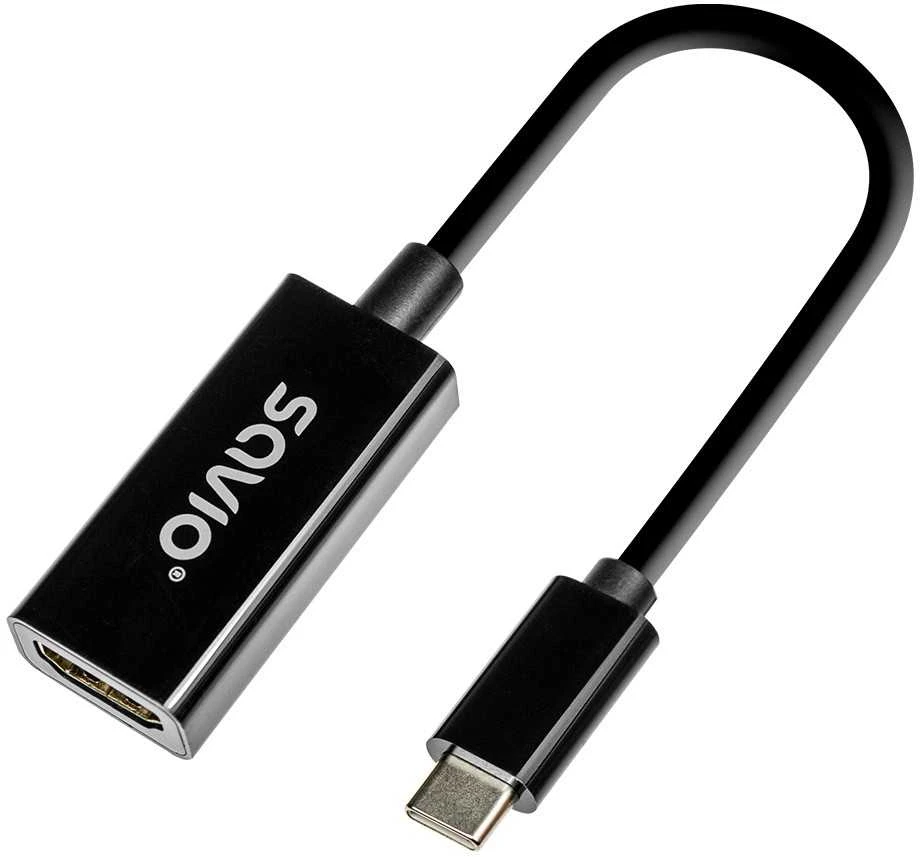 Savio USB-C į HDMI adapteris su integruotu laidu