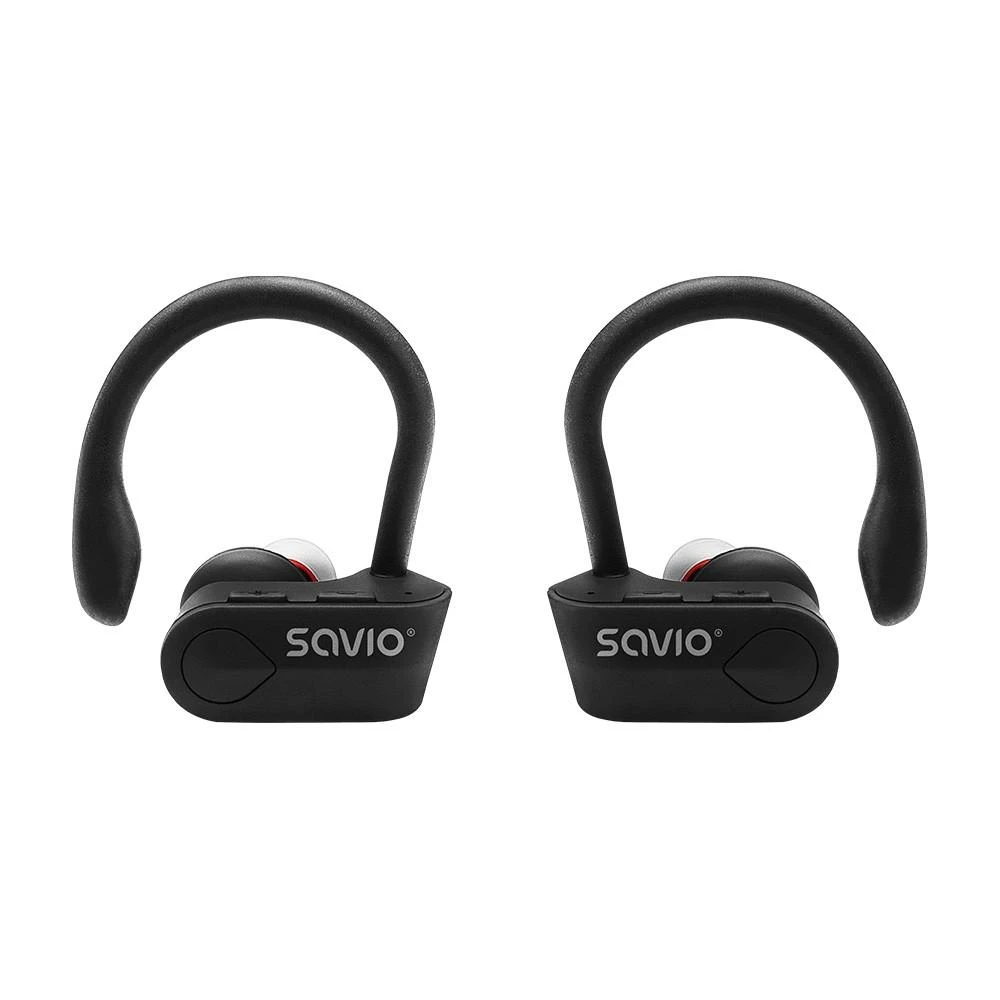 Belaidės Ausinės - Savio TWS-03 Juodos