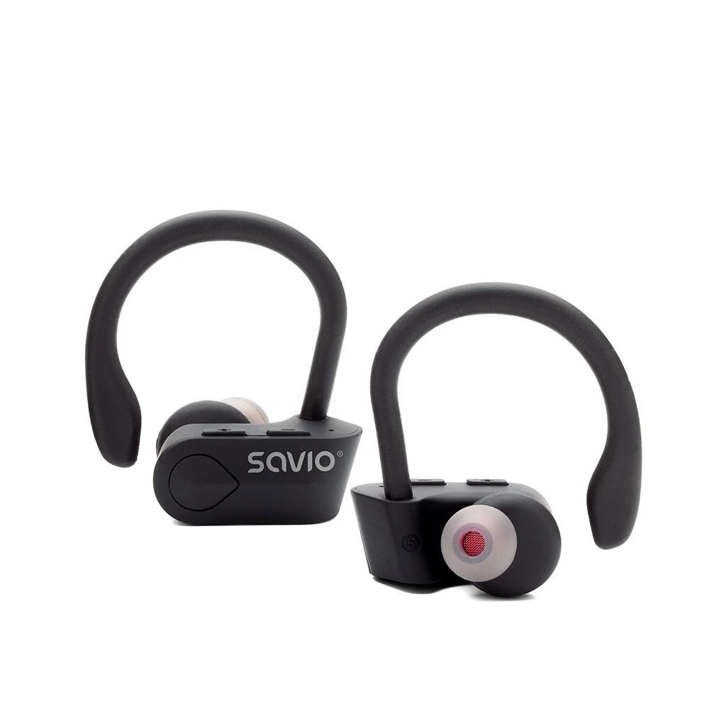 Belaidės Ausinės - Savio TWS-03 Juodos