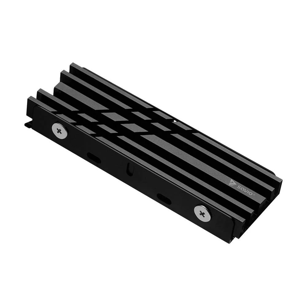 SAVIO AK-60 juodas SSD radiatorius su varžtais