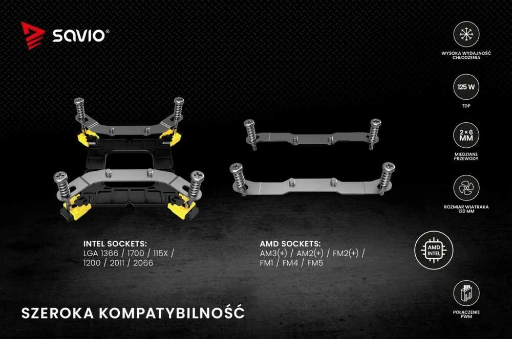 Procesoriaus Aušintuvas - SAVIO FROST X2