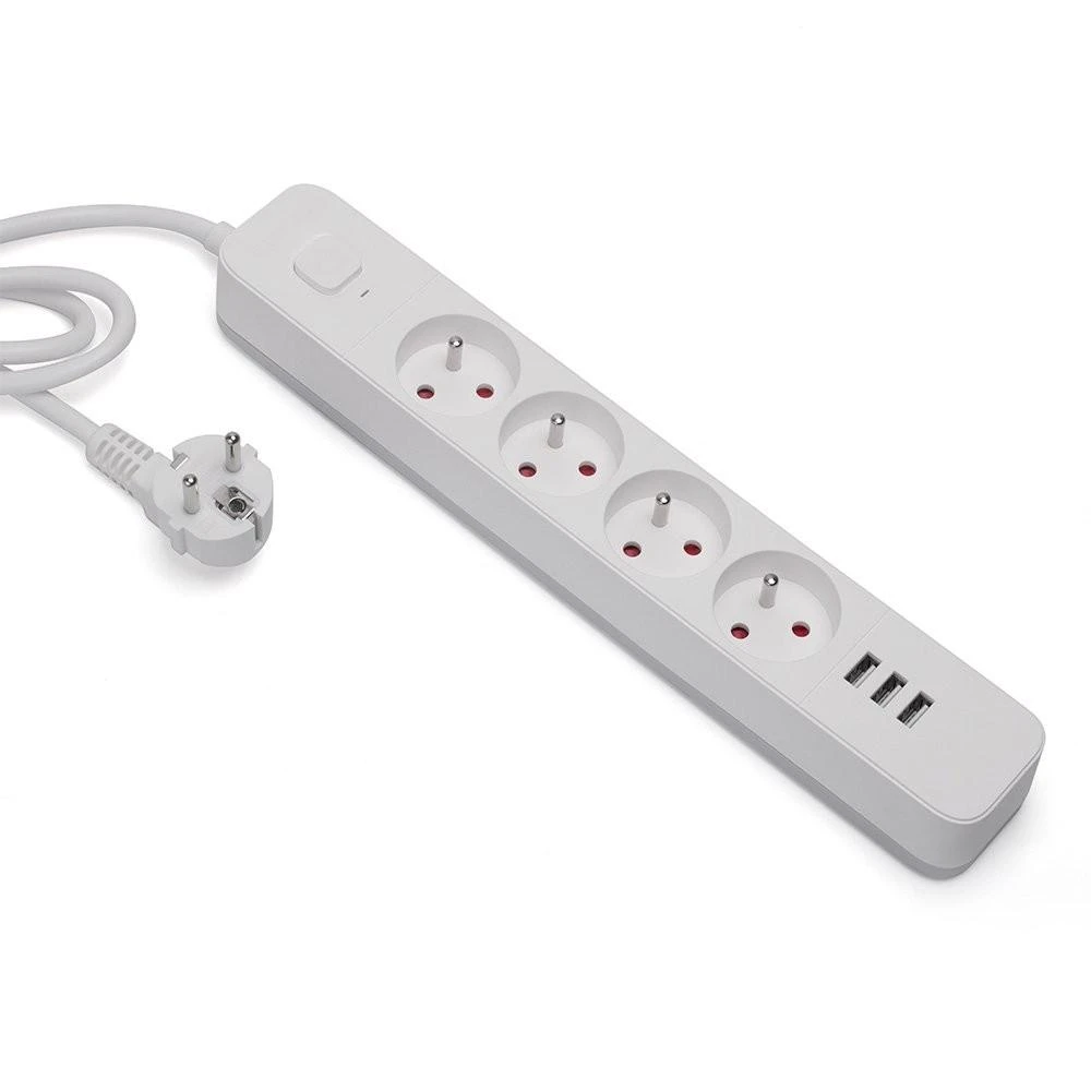 Savio LZ-124 lizdai 3xUSB-A greito įkrovimo 1.5m