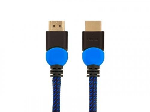 Savio GCL-02 HDMI cable 1.8 m HDMI Type A (Standard) Juodas,Mėlyna