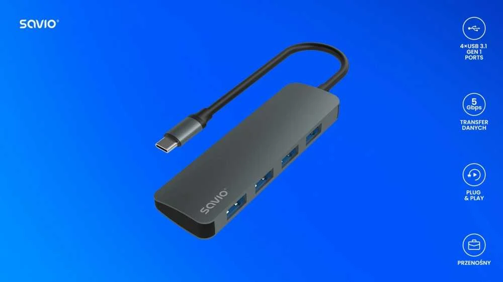USB Adapteris - Savio AK-54