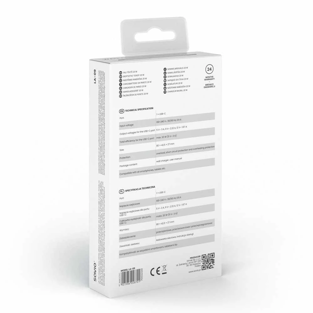 Savio LA-09 20W - Balta