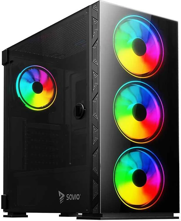 „Savio Prime X1“ ARGB stiklo dėklas (SAVGC-PRIMEX1)