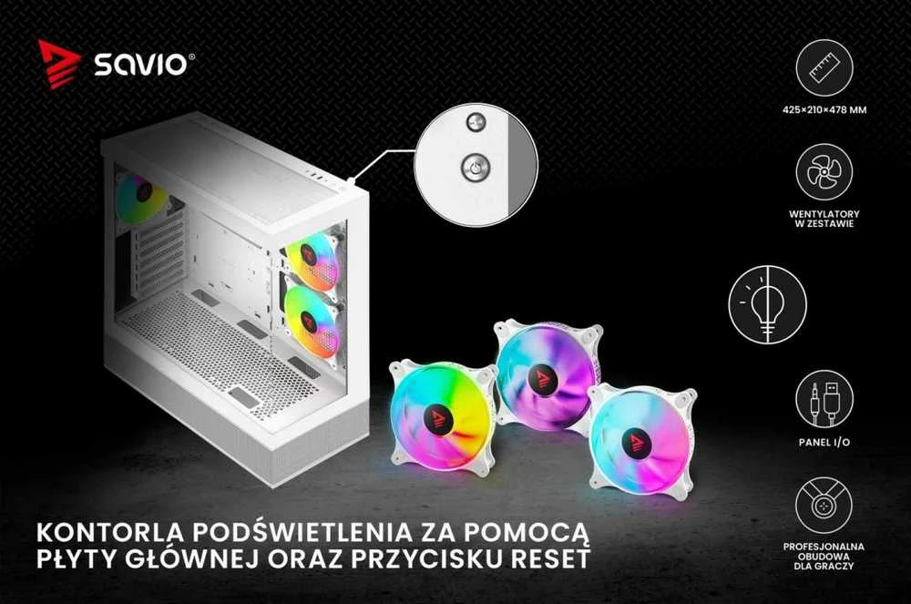 Savio Sigma X1 Baltas