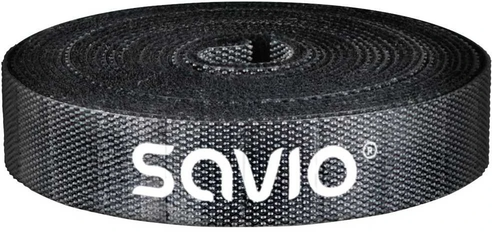 Savio Kabelių organizatorius, juosta, Velcro, 14 mm pločio, 10 m OC-07