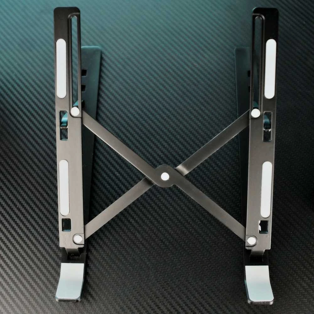 SAVIO PB-05 Office stand for laptop and tablet, juodas, aliuminio