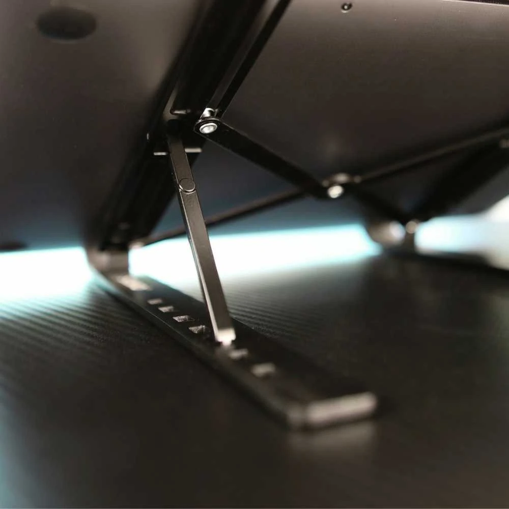 SAVIO PB-05 Office stand for laptop and tablet, juodas, aliuminio