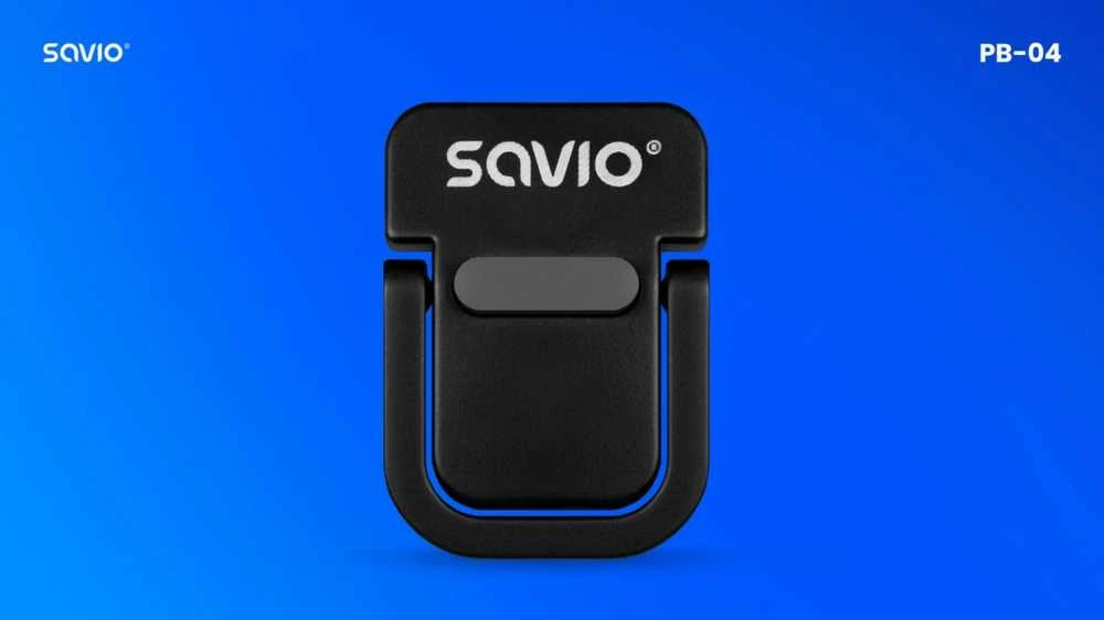 Laikiklis Savio PB-04 Stopki do laptopa, juoda