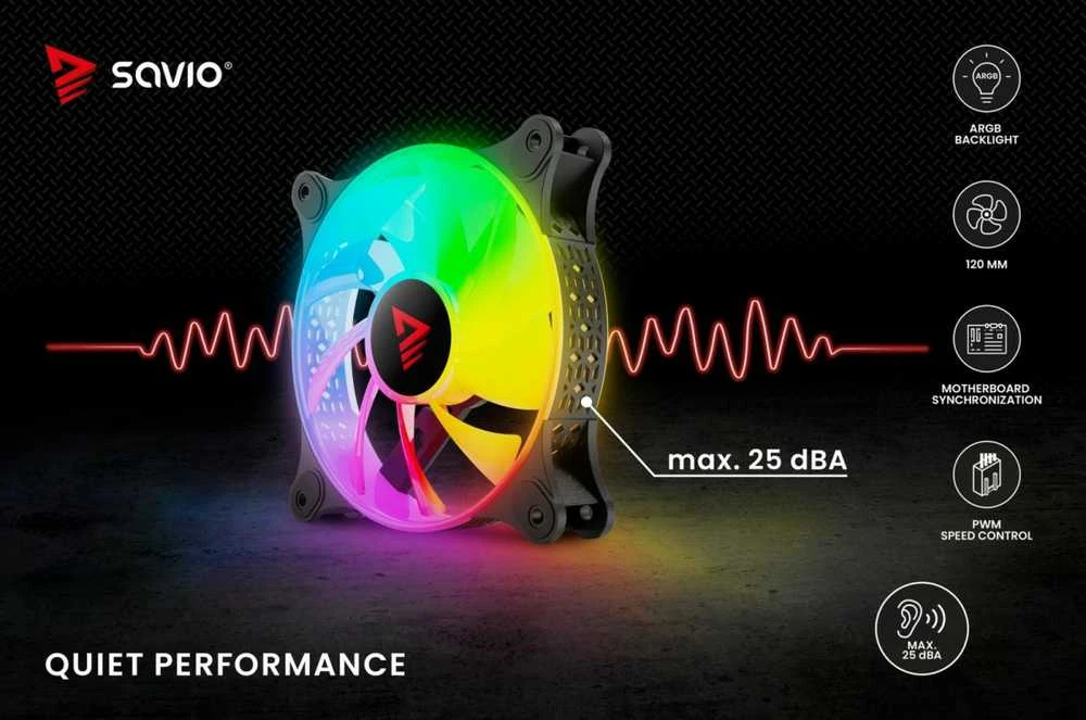 Savio Blast 120 mm ARGB