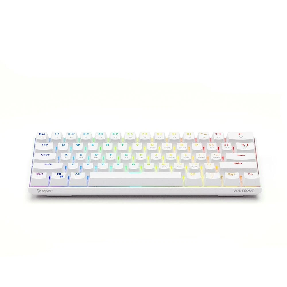 Savio Whiteout Outemu Raudona mechaninė klaviatūra