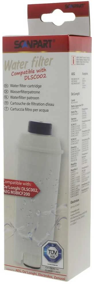 Kiti Scanpart vandens filtras DeLonghi aparatams