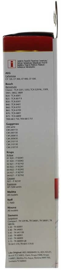 Scanpart vandens filtras Baltas NIVONA, AEG, Bosch, Krups, Siemens, Melitta kavos aparatams