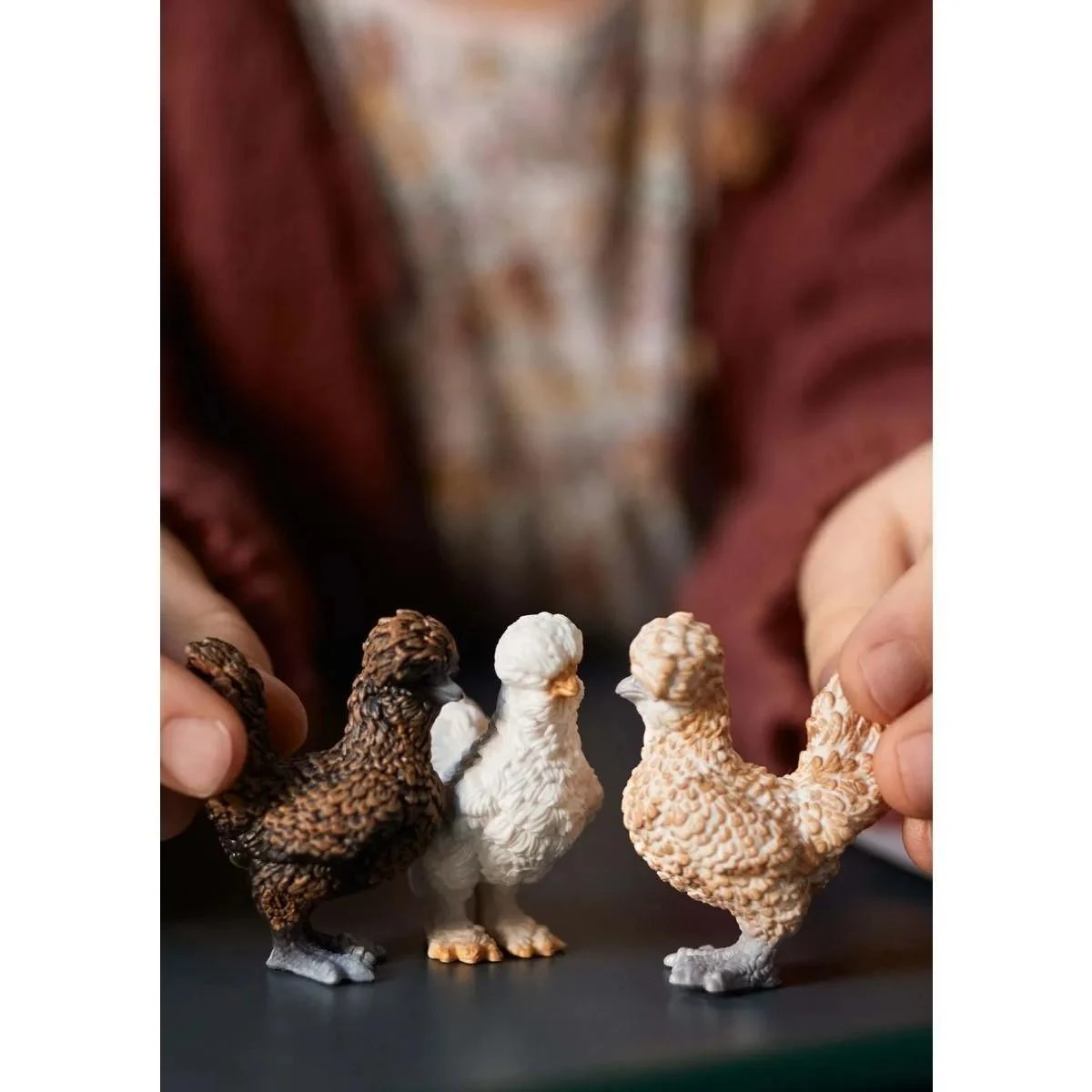 SCHLEICH „Naminiai gyvūnai“ rinkinys - Draugai viščiukai