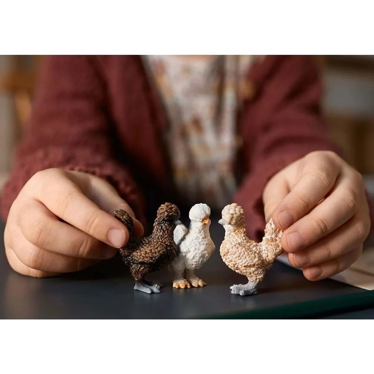 SCHLEICH „Naminiai gyvūnai“ rinkinys - Draugai viščiukai