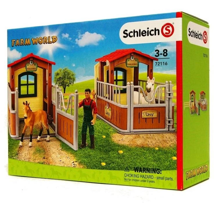 Schleich 72116 Rinkinys Farm World Market Apsilankymas