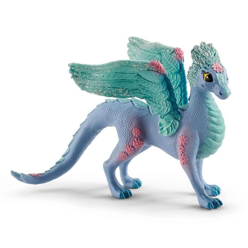 Schleich figūrėlė BAYALA Žiedų drakonė su jaunikliu