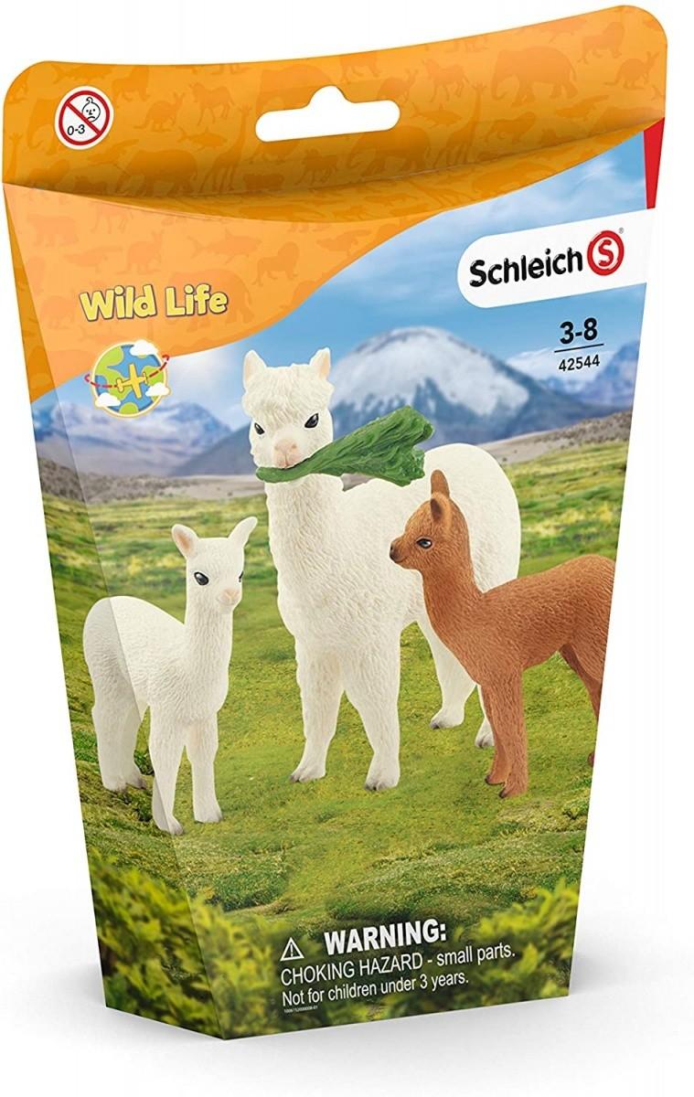 SCHLEICH „Wild Life“ rinkinys Alpakų šeima