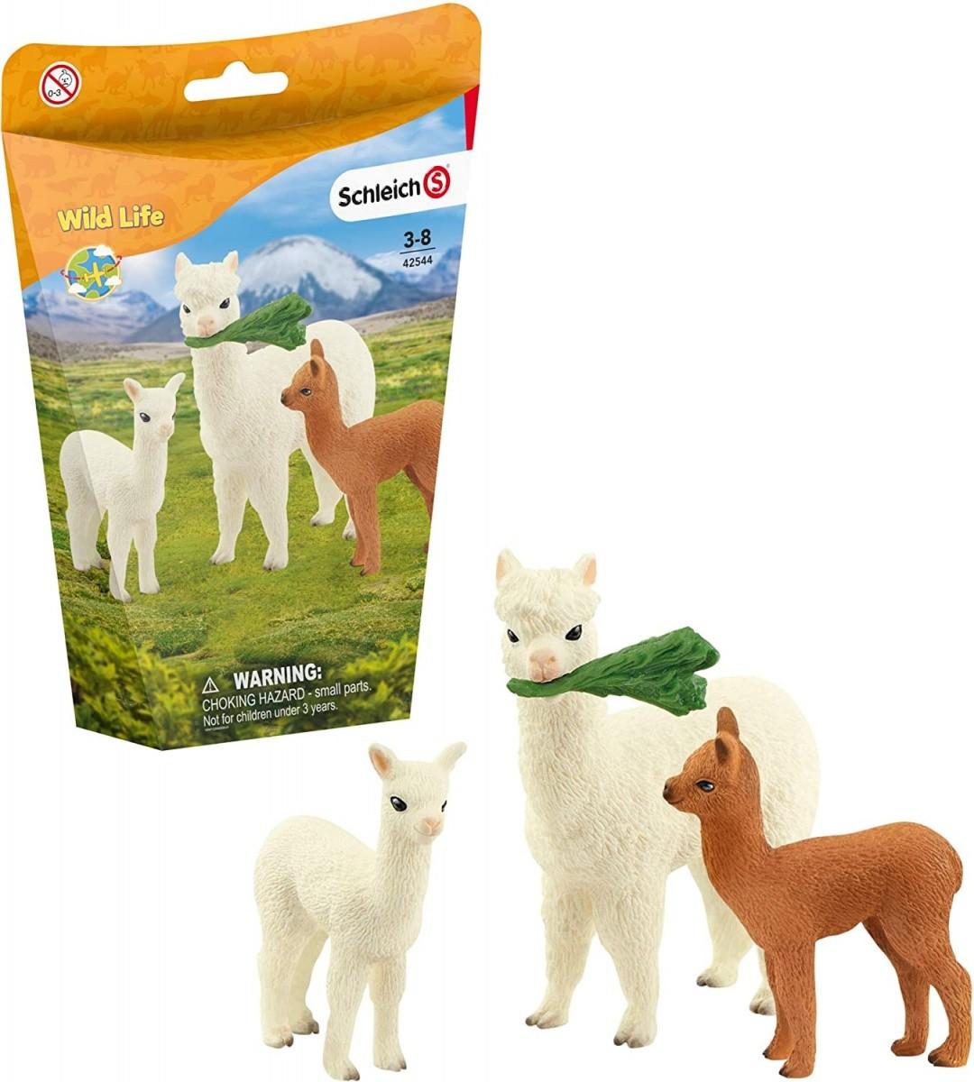 SCHLEICH „Wild Life“ rinkinys Alpakų šeima