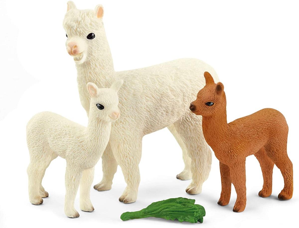 SCHLEICH „Wild Life“ rinkinys Alpakų šeima