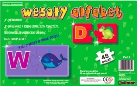 Abino Edukacinė dėlionė Linksma abėcėlė BINO