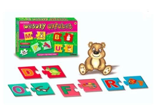 Abino Edukacinė dėlionė Linksma abėcėlė BINO