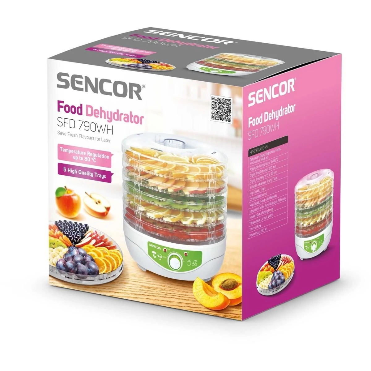 Džiovintuvas SENCOR SFD 790WH