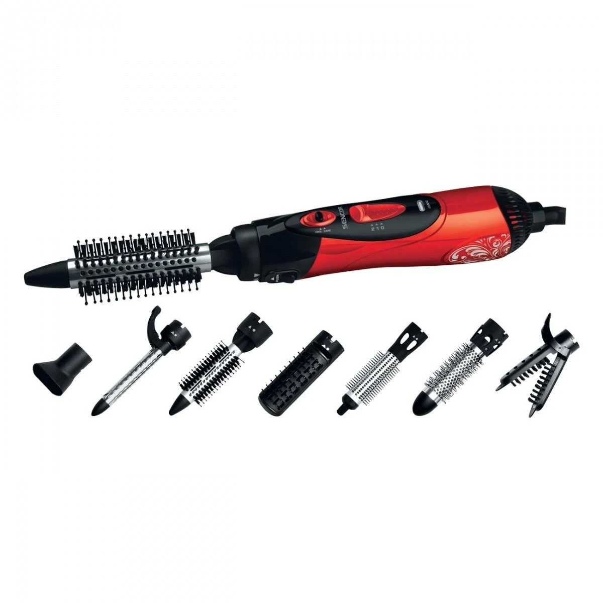 Sencor SHS 7551RD Galia 1000 W, 7 priedai DRYER / CURLER
