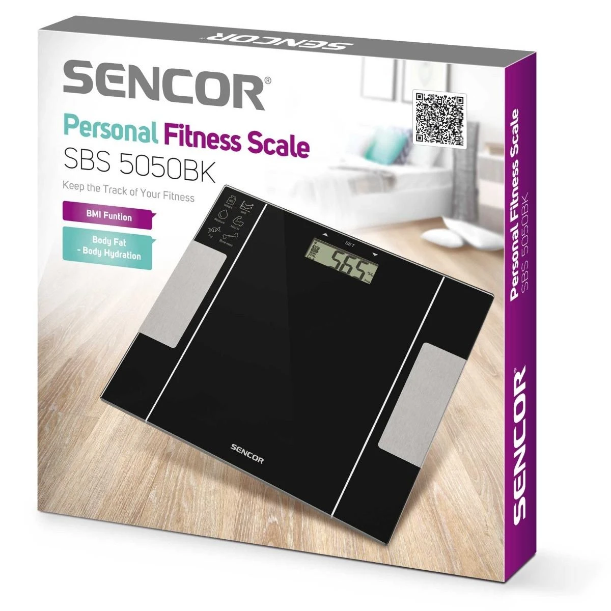 Sencor SBS 5050BK fitneso svarstyklės