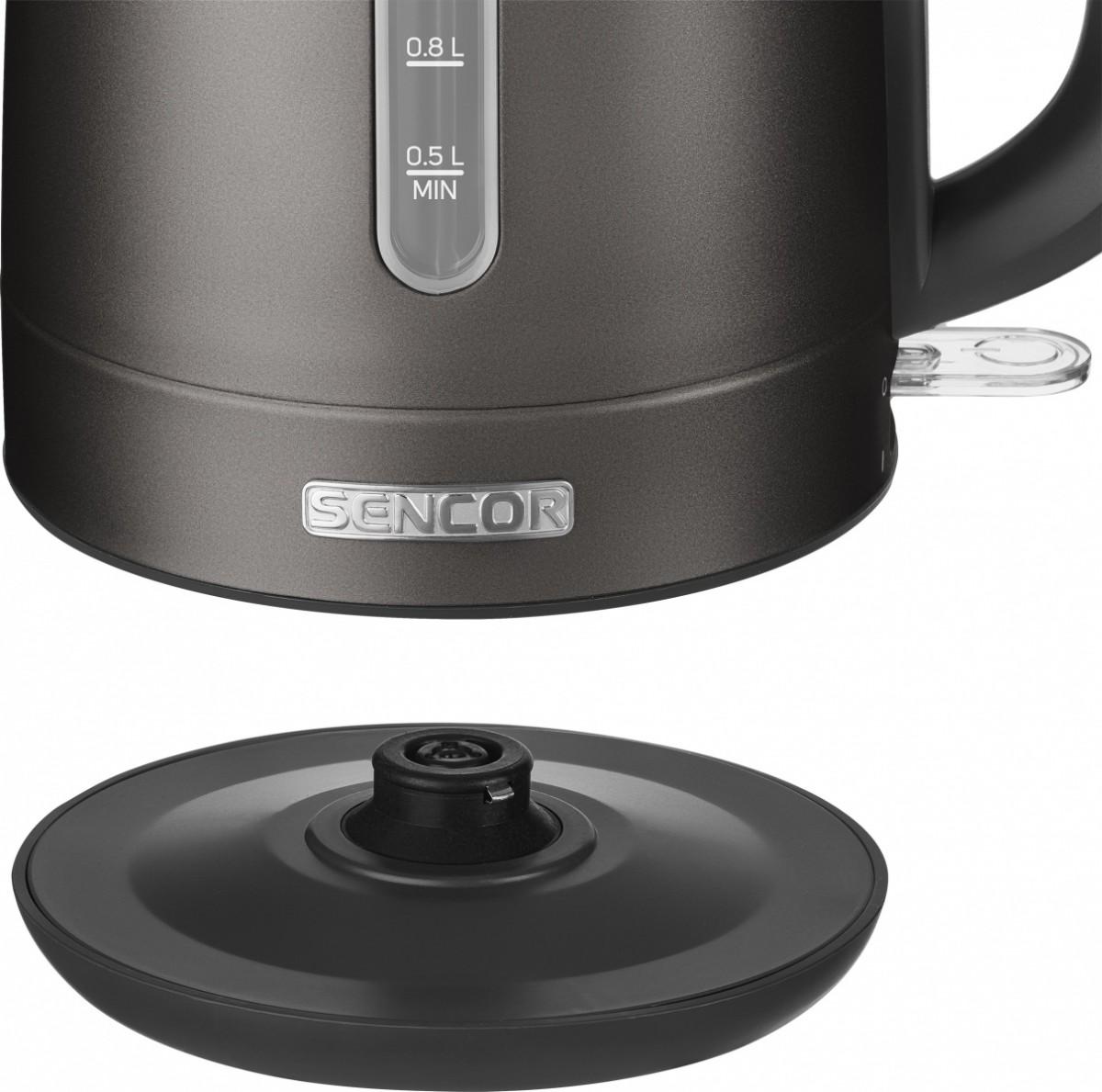 Sencor elektrinis virdulys 1,2l nerūdijančio plieno