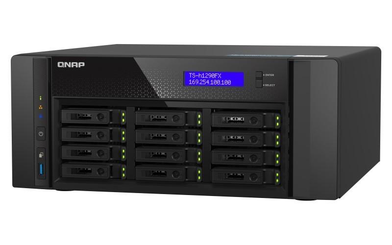QNAP Serveris NAS TS-h1290FX-7232P-64G 12 x0HDD U.2 NVMe / SATA