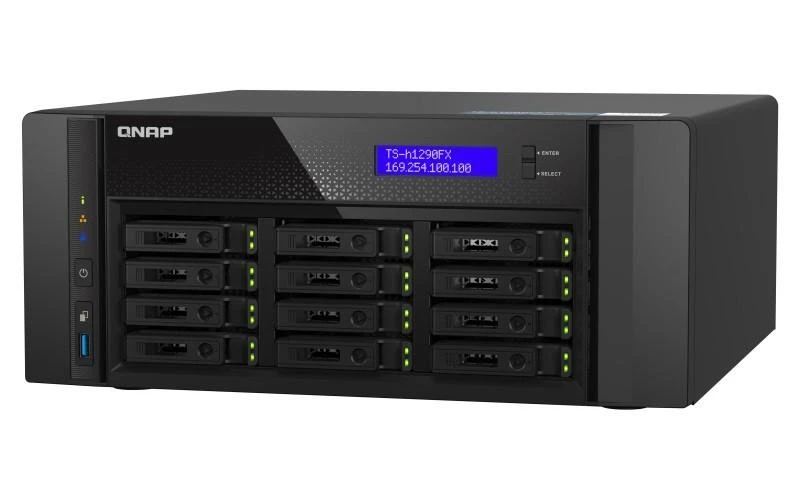 Serveris QNAP NAS TS-h1290FX-7302P-128G 12x0HDD AMDEPYC 7332P 16
