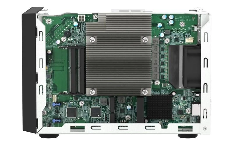 Serveris QNAP TVS-H474 NAS bokštas Intel® Pentium® G7400 8 GB DDR4 QuTS herojus juodas