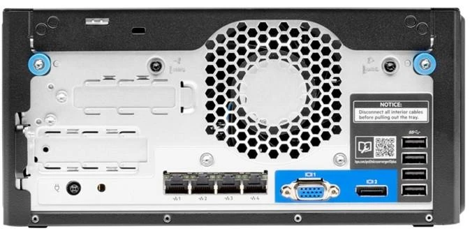 Hewlett Packard (HP) HPE ProLiant MicroServer Gen10+ v2 serveris 0 GB Ultra Micro Tower Intel® Xeon® E-2314 2.8 GHz 16 GB DDR4-SDRAM 180 W