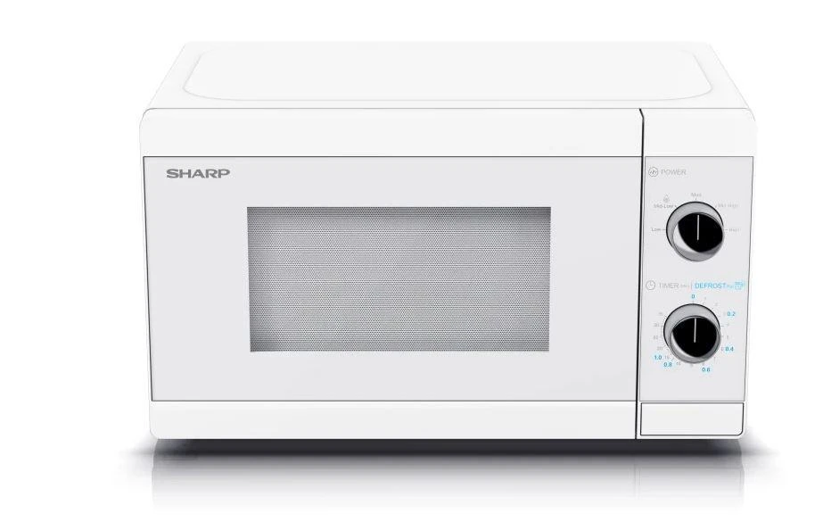 Sharp Aštrus | Mikrobangų krosnelė | YC-MS01E-C | Laisvai stovintis | 20 L | 800 W | Baltas