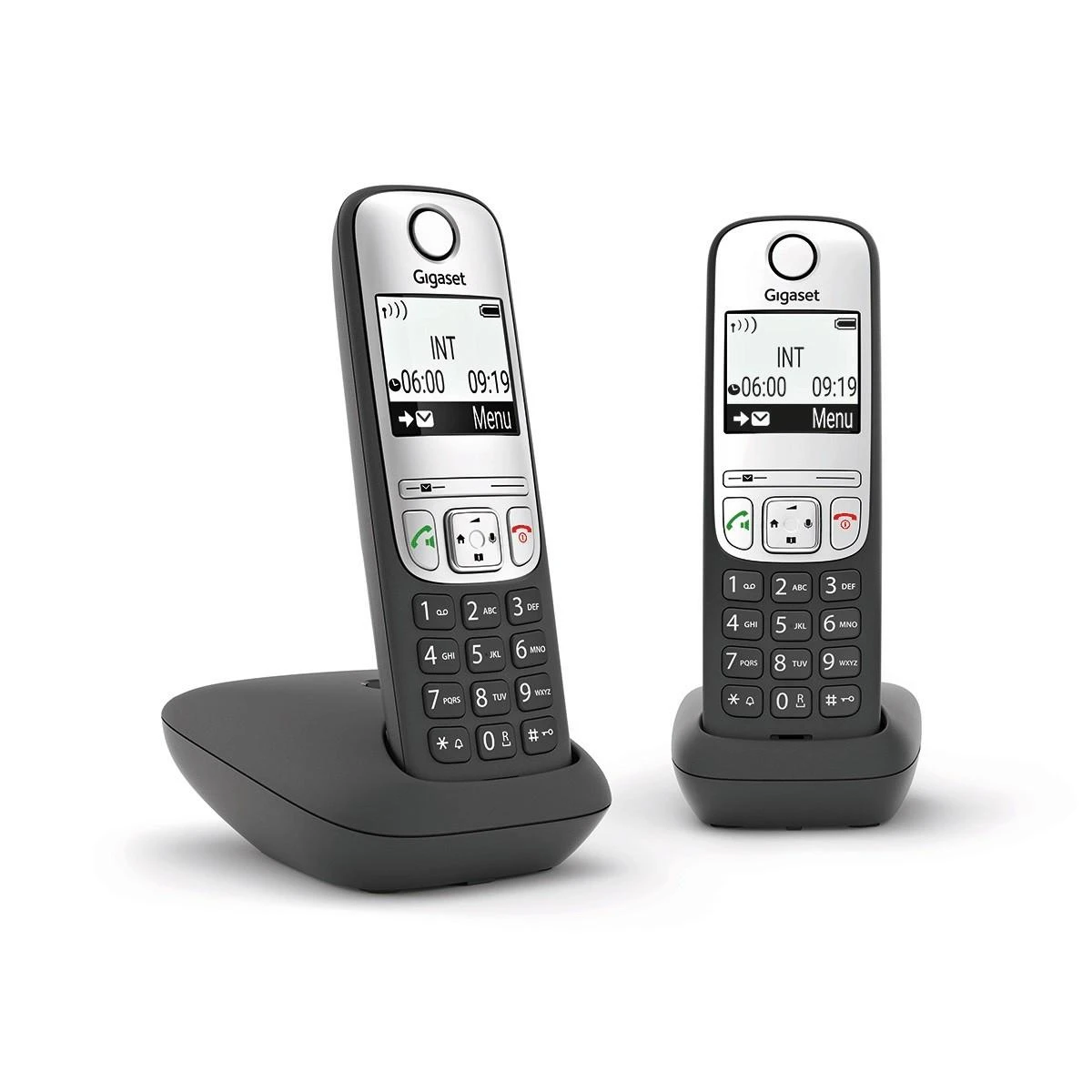 Stacionarus telefonas Gigaset A690Duo, su 2 rageliais