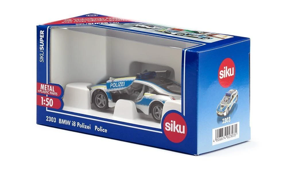 Siku policijos automobilis BMW i8