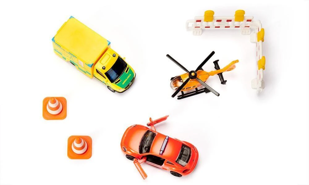 Žaislinių gelbėjimo transporto priemonių rinkinys Siku Super