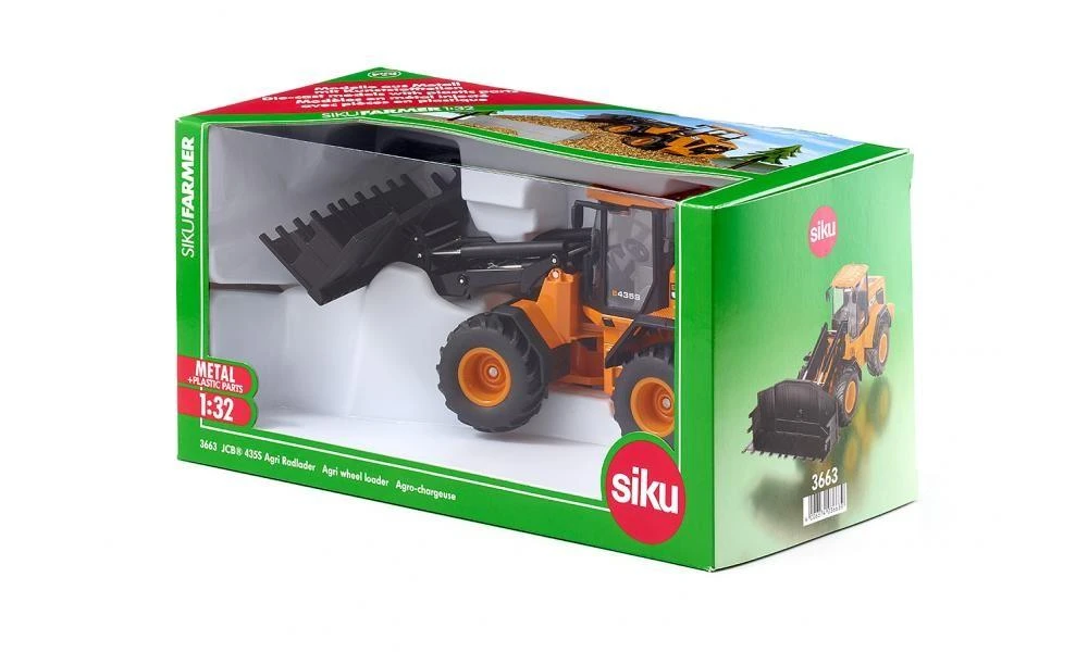 Žaislinis krautuvas Siku JCB 435S Agri